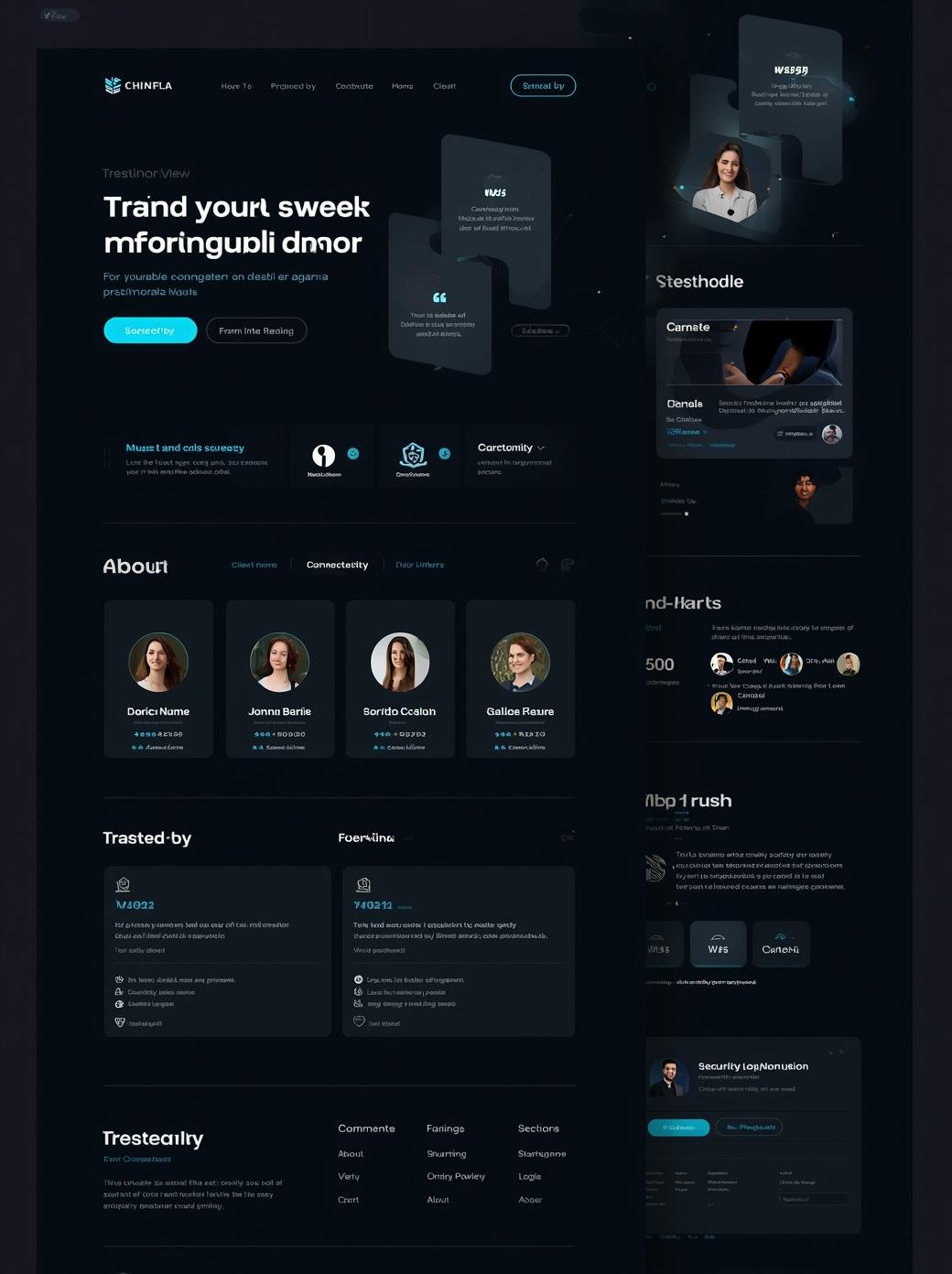 Sitio web con imagen profesional y confiable